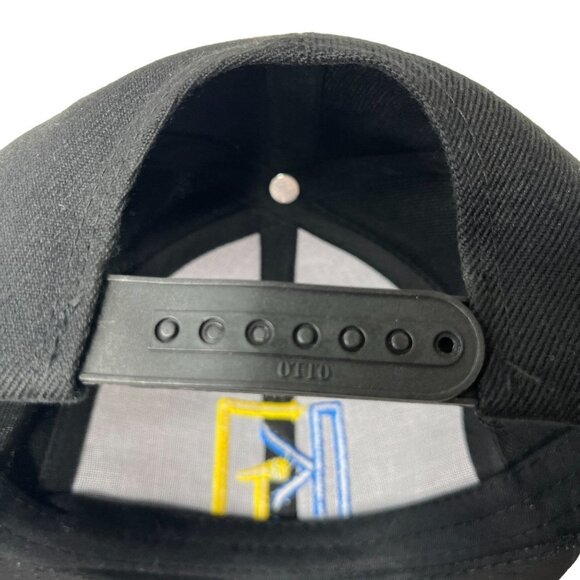 Karaoke Hat Cap Snapback Black Blue Yellow Logo Sing A Long Unisex 90s - Picture 8 of 8